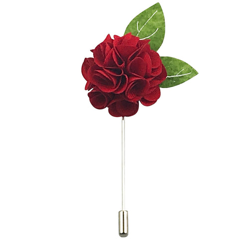 MANSWAG flower lapel pin